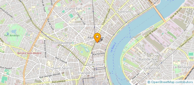 localisation de l'entreprise PARITER  BORDEAUX