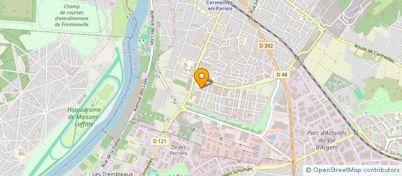 localisation de l'entreprise PARITRANS à CORMEILLES-EN-PARISIS