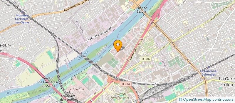 localisation de l'entreprise PARITYS à NANTERRE
