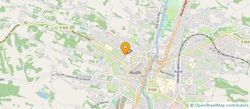 localisation de l'entreprise PARIVAAR  AUCH