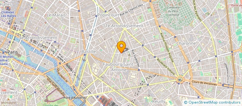 localisation de l'entreprise PARIVENT à PARIS