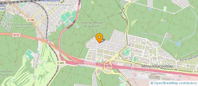 localisation de l'entreprise PARIVIANE  VELIZY-VILLACOUBLAY