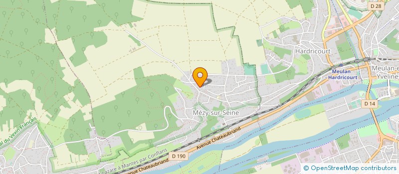 localisation de l'entreprise PARIVIERE à MEZY-SUR-SEINE