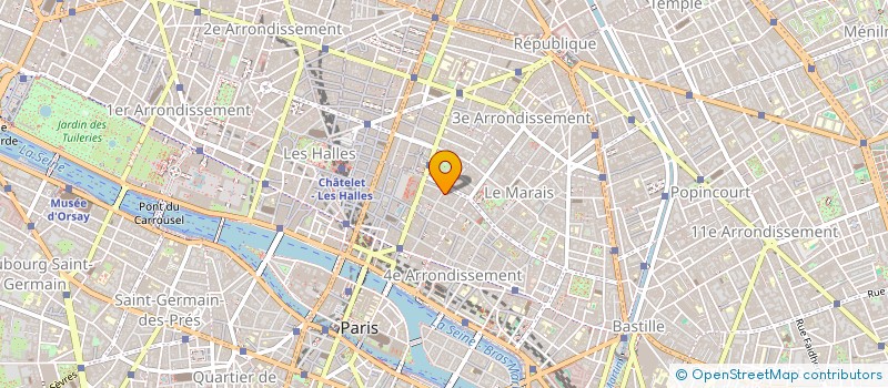 localisation de l'entreprise PARIZ 2  PARIS