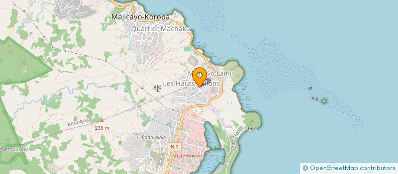 localisation de l'entreprise PARK 22 à MAMOUDZOU