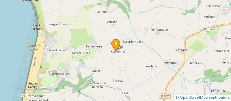 localisation de l'entreprise PARK AVEL  PLOEVEN