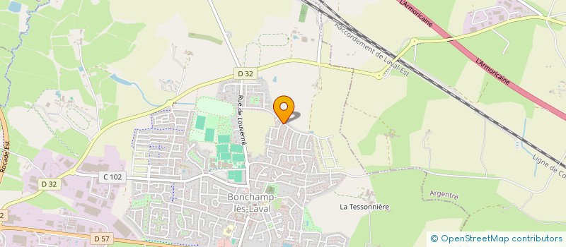 localisation de l'entreprise PARK AVEL  BONCHAMP-LES-LAVAL