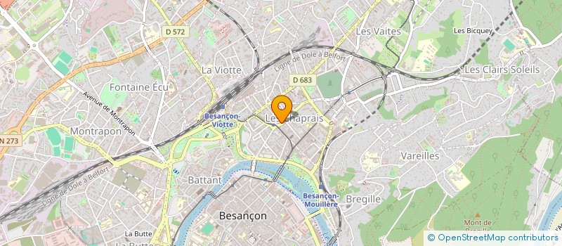 localisation de l'entreprise PARK AVENUE  BESANCON