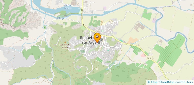 localisation de l'entreprise PARK AVENUE à ROQUEBRUNE-SUR-ARGENS