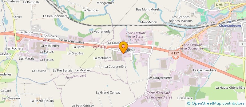 localisation de l'entreprise PARK HA BOX  CHATEAUBOURG