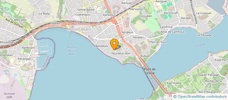 localisation de l'entreprise PARK HIR  LE RELECQ-KERHUON