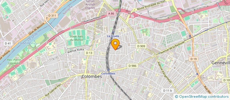 localisation de l'entreprise PARK INVEST 2  COLOMBES