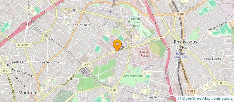 localisation de l'entreprise PARK SAINT-CLOUD à MONTREUIL