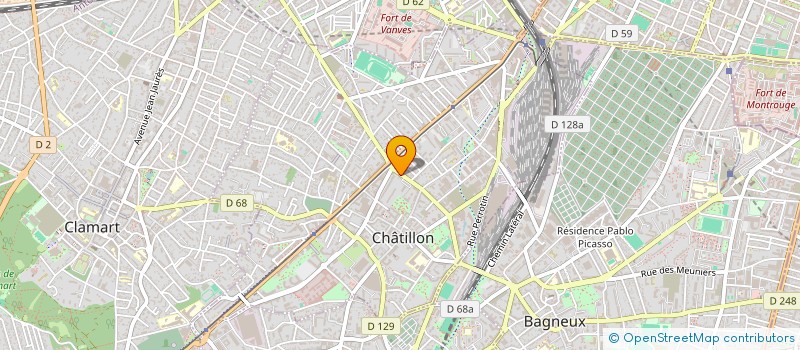 localisation de l'entreprise PARK VT  CHATILLON