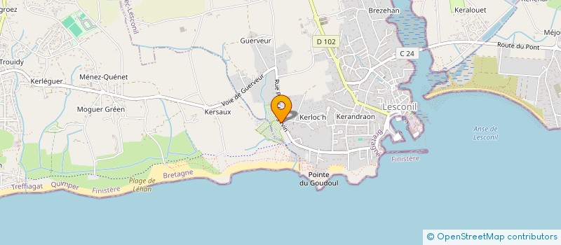 localisation de l'entreprise PARK ZEN  PLOBANNALEC-LESCONIL