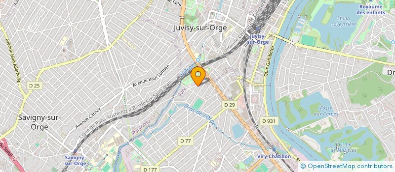 localisation de l'entreprise PARKAERO DIRECT à VIRY-CHATILLON