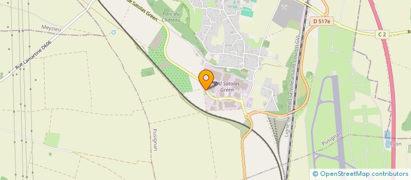 localisation de l'entreprise PARKAUTOSERVICES  PUSIGNAN