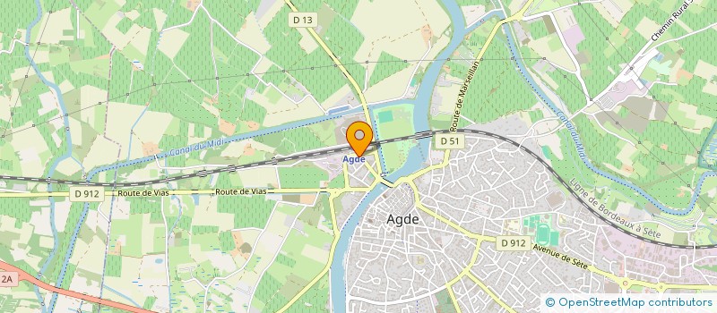 localisation de l'entreprise PARKER  AGDE