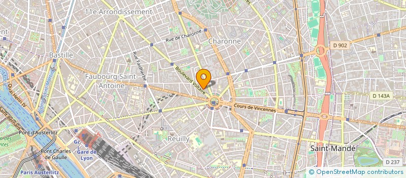 localisation de l'entreprise PARKER LEWIS SCI  PARIS