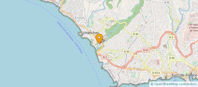 localisation de l'entreprise PARKHO à SCHOELCHER