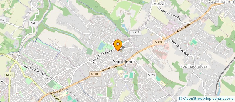 localisation de l'entreprise PARKIN TOULOUSE à SAINT-JEAN