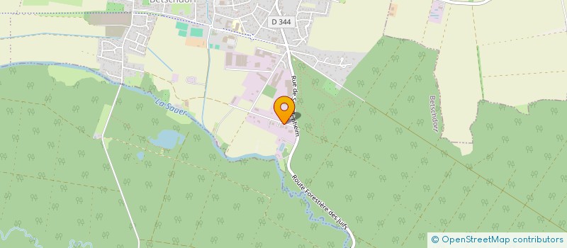 localisation de l'entreprise PARKING CLAUSS  BETSCHDORF