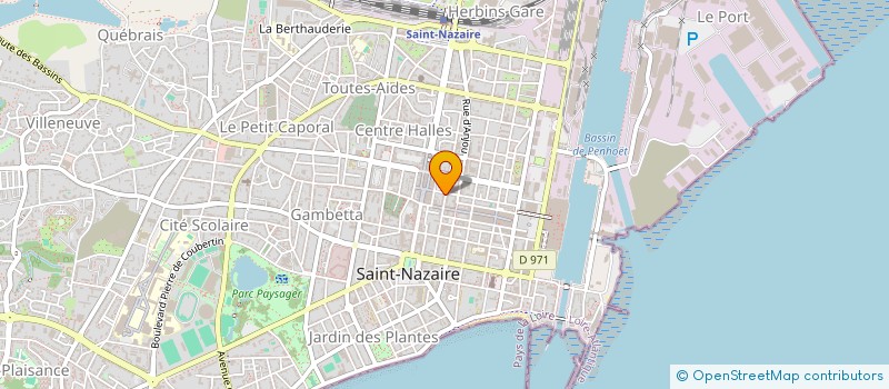 localisation de l'entreprise PARKING DU MAINE  SAINT-NAZAIRE