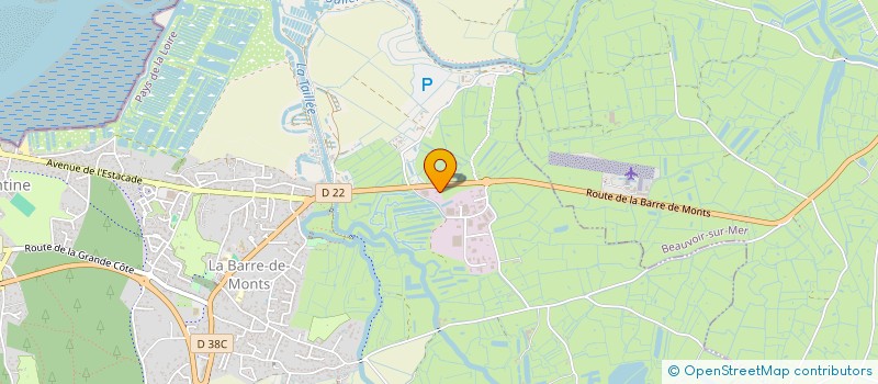 localisation de l'entreprise PARKING DUGUE à LA BARRE-DE-MONTS