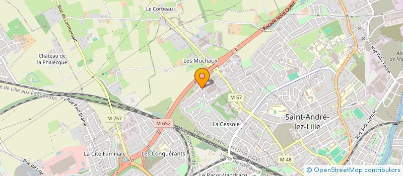 localisation de l'entreprise PARKING EURASANTE EXPLOITATION à LAMBERSART