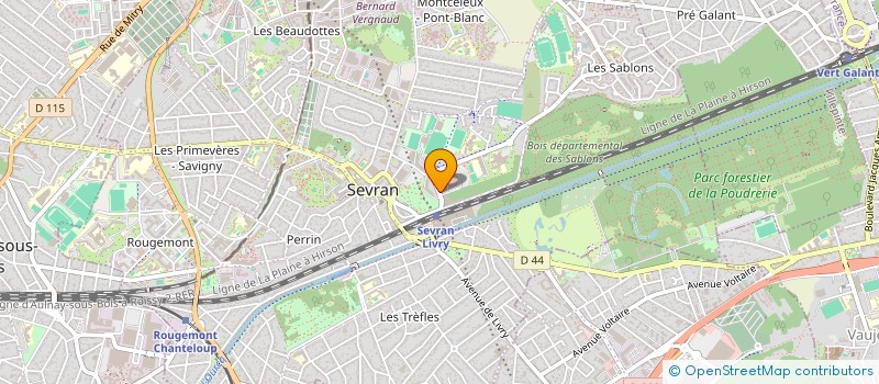 localisation de l'entreprise PARKING LE BALIVEAU à SEVRAN