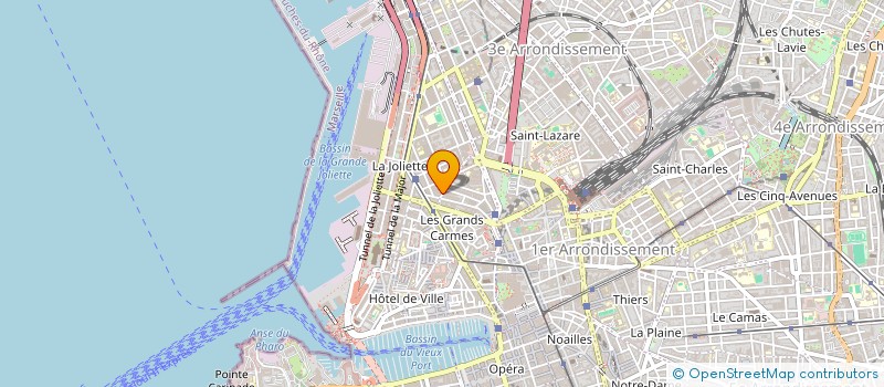 localisation de l'entreprise PARKING MALAVAL SARL à MARSEILLE