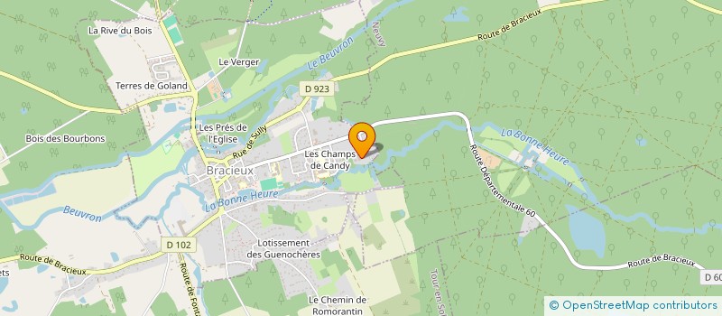 localisation de l'entreprise PARKING MEROIS  BRACIEUX