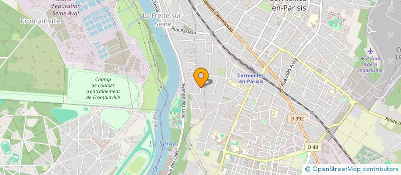 localisation de l'entreprise PARKING NODA  LA FRETTE-SUR-SEINE