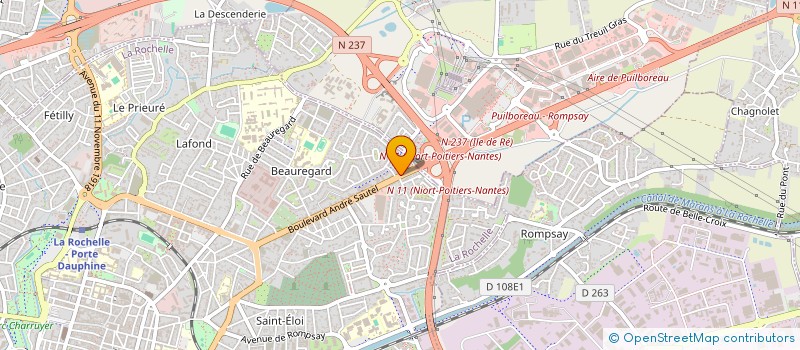 localisation de l'entreprise PARKING OCEAN SUISSE  LA ROCHELLE