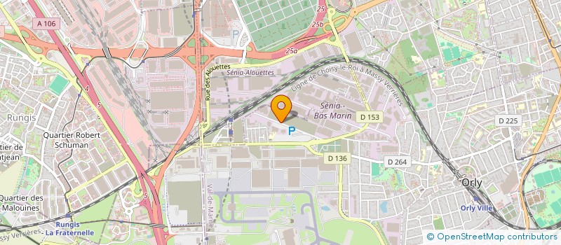 localisation de l'entreprise PARKING ORLY  ORLY