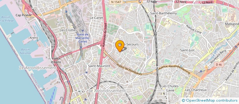 localisation de l'entreprise PARKING PLUS à MARSEILLE