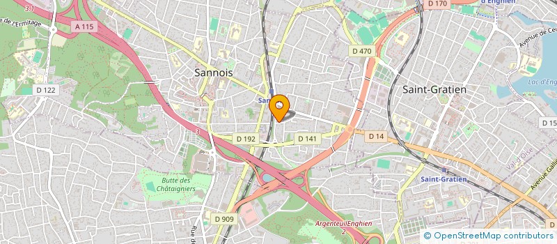 localisation de l'entreprise PARKINGS BESSE-ROSA  SANNOIS