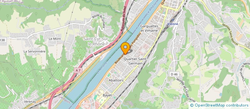 localisation de l'entreprise PARKINGS CHOREIN  SAINT-SORLIN-DE-VIENNE