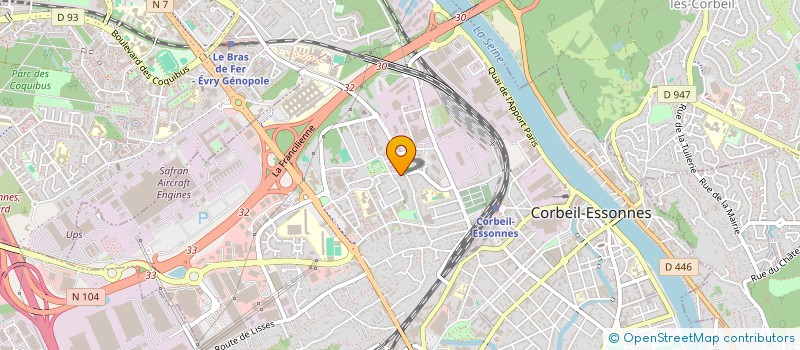 localisation de l'entreprise PARKINGS DE L'ESPLANADE SYNDICAT DES COPROPRIETAIRES à CORBEIL-ESSONNES