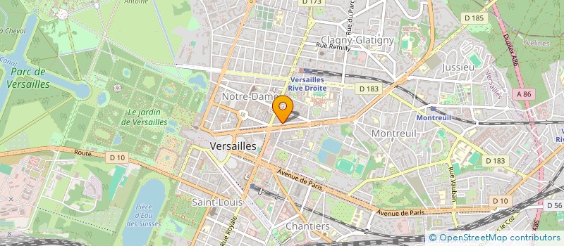 localisation de l'entreprise PARKINGS DE VERSAILLES à VERSAILLES