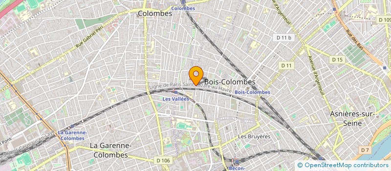 localisation de l'entreprise PARKLEAN à COLOMBES
