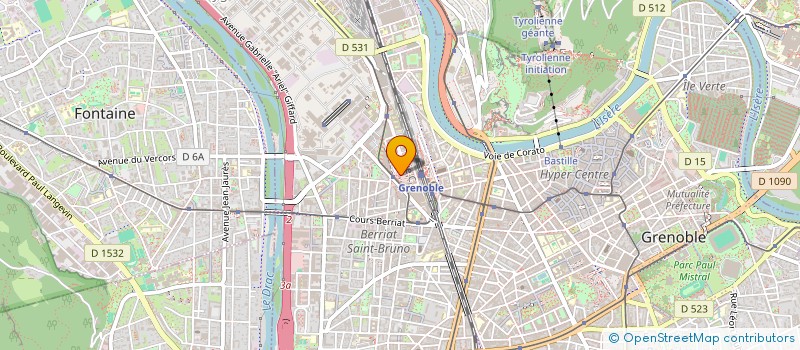 localisation de l'entreprise PARKOSOL  GRENOBLE