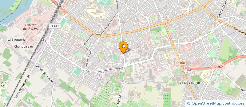 localisation de l'entreprise PARKOUR ANGERS  ANGERS