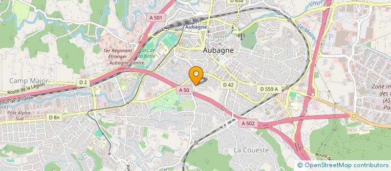 localisation de l'entreprise PARKOUR SENSATION  AUBAGNE