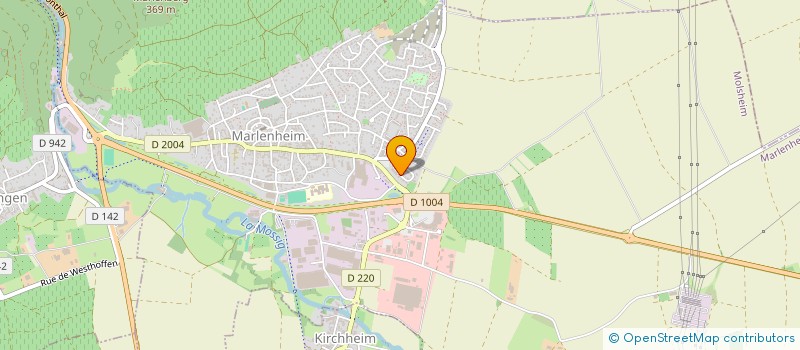 localisation de l'entreprise PARKPROD  MARLENHEIM