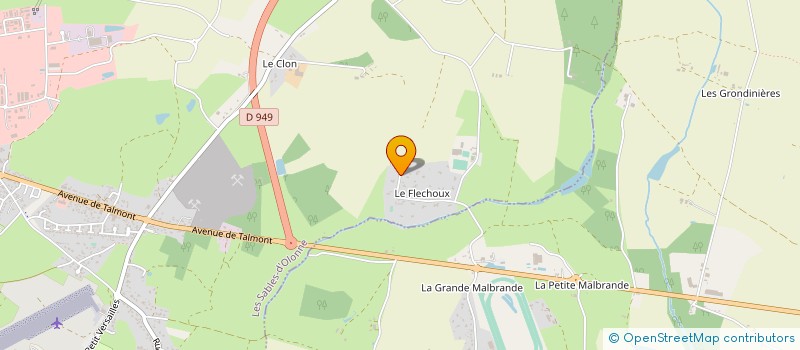 localisation de l'entreprise PARKSUN SAINT COLOMBAN 44  LA ROCHE-SUR-YON