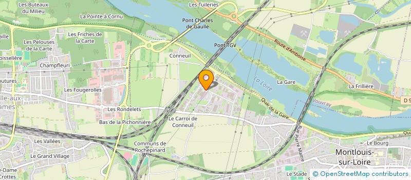 localisation de l'entreprise PARKX  MONTLOUIS-SUR-LOIRE