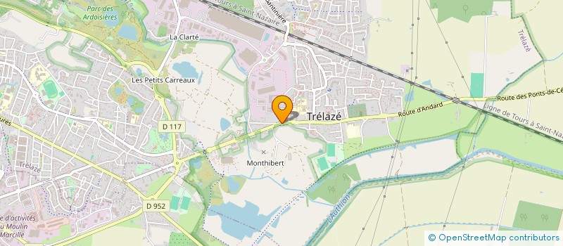 localisation de l'entreprise PARL'IMAGE  TRELAZE