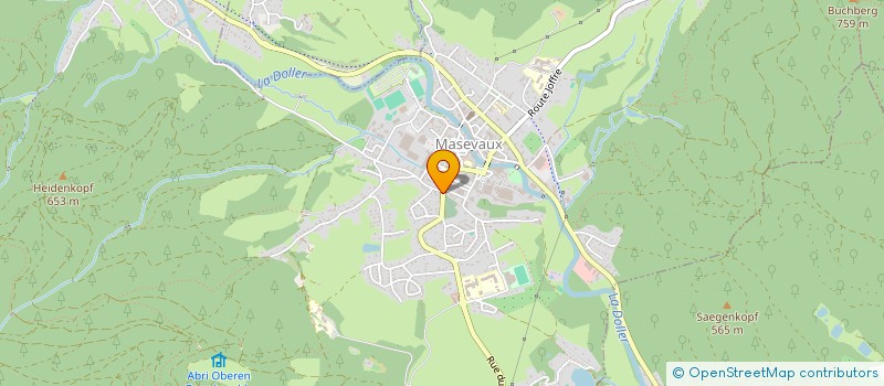 localisation de l'entreprise PARLAK TAXI  MASEVAUX-NIEDERBRUCK