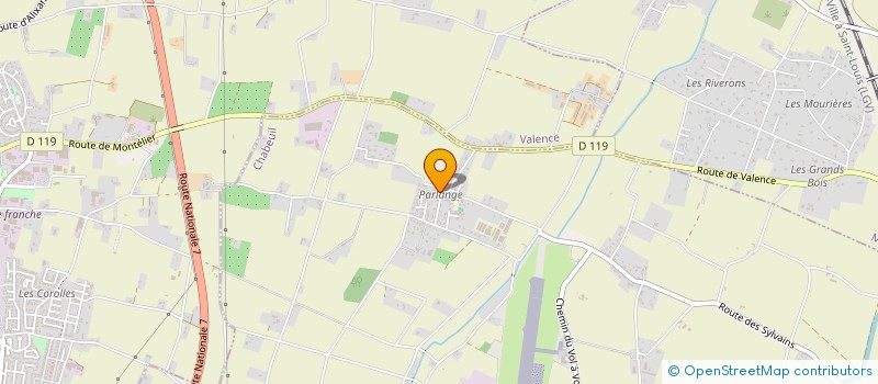 localisation de l'entreprise PARLANGES ENVIRONNEMENT à CHABEUIL